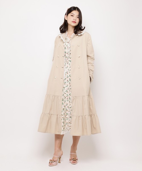 MILKティアード トレンチ Coat MILK トレンチコート コート ティアード レディース : ZOZOTOWN