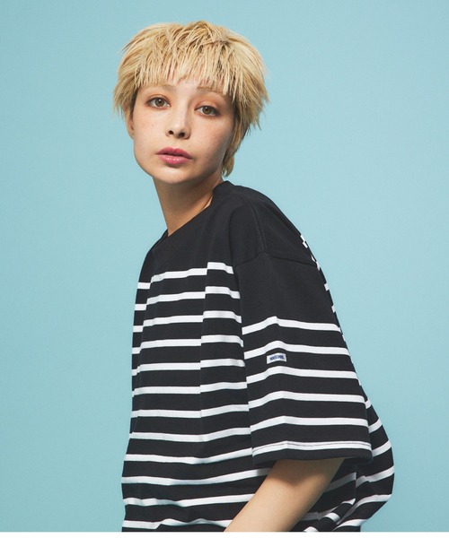 tシャツ MONT KEMMEL COMBED BORDER BASQUE DRESS レディース MONT KEMMEL COMBED BORDER BASQUE DRESS（Tシャツ/カットソー