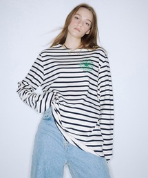 ★MARDI MERCREDI★TSHIRT LONG SLEEVE STRIPE Mardi Mercredi tシャツ TSHIRT LONG SLEEVE STRIPE レディース