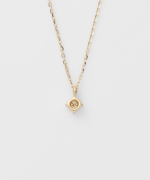 ネックレス K10ダイヤモンドネックレス（0.07ct） レディースの画像