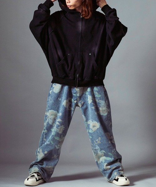 【翌日発送】COYSEIO FLOWER SNAP DENIM PANTSデニム COYSEIO] FLOWER SNAP DENIM PANTS /追跡付 (COYSEIO/パンツ