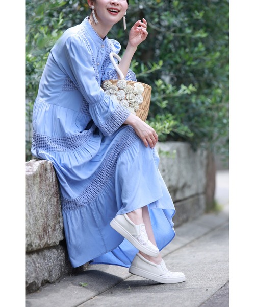 cawaii スリッポン 花刺繍スリッポン 大人のキレイはこの一箇所で