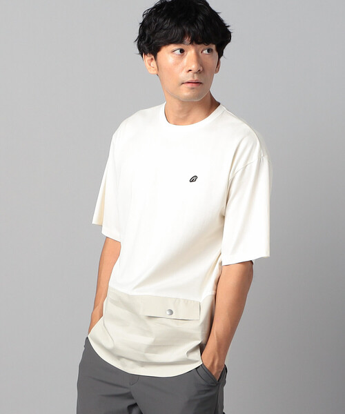 β MEN tシャツ 切り替えポケットTシャツ メンズ : ZOZOTOWN