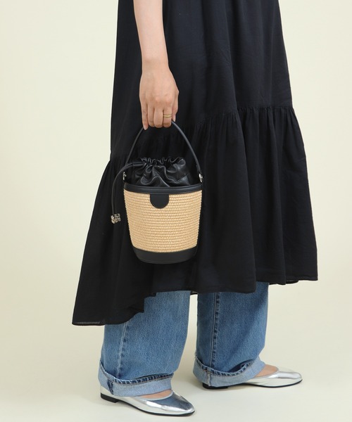 valdi tevere♡カゴバッグ　2way ハンドバッグ　ショルダーバッグ 2wayスクエアかごバッグ カゴバッグ ショルダーバッグ[品番