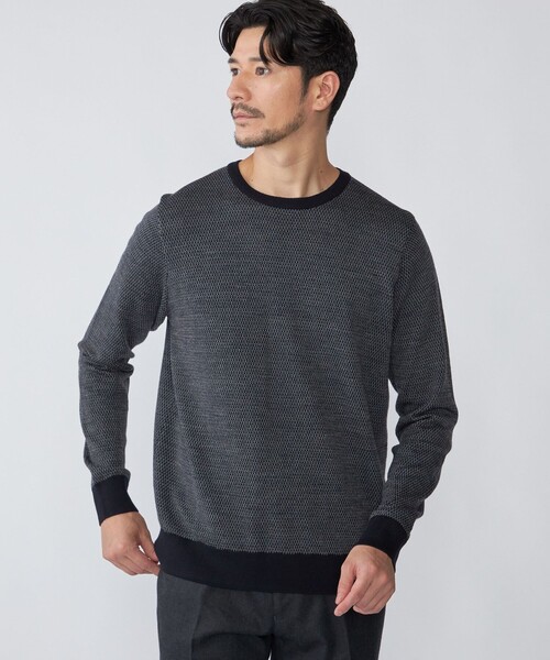 SHIPS（シップス） セーター ニット SHIPS: 16ゲージ バーズアイ