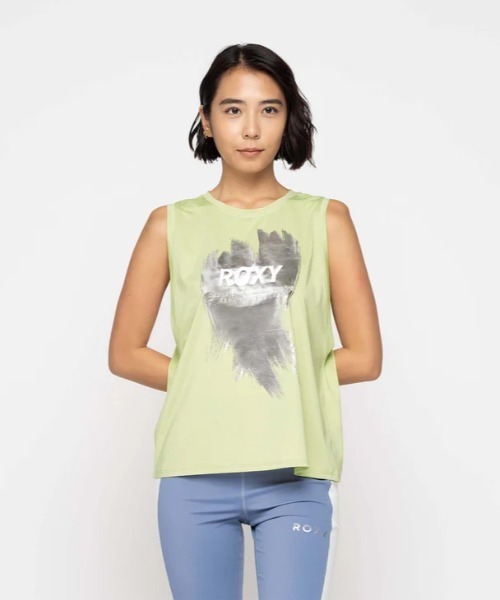ROXY ジャージ素材タンクトップ（バックジップ） ロキシー ROXY レディース フィットネス タンクトップ CREATE