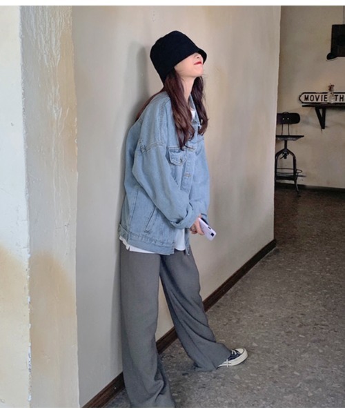 ad thie（アドティエ） デニムジャケット gジャン ビッグシルエット