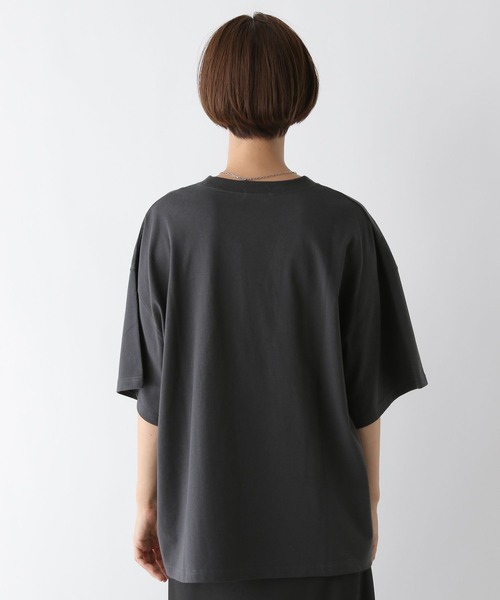 LEPSIM（レプシィム） tシャツ 半袖 PHOTOプリント6分袖チュニック