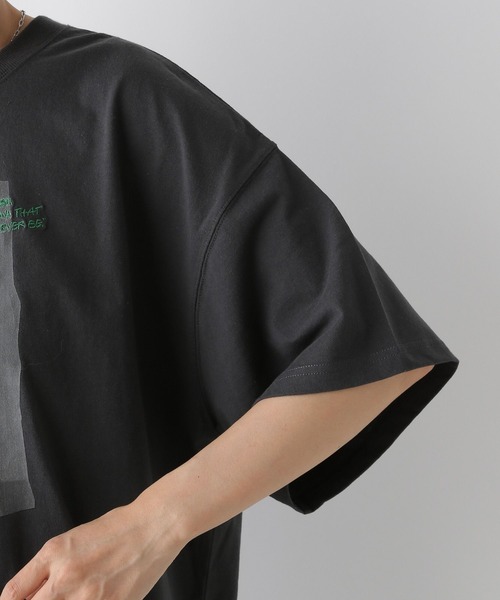 LEPSIM（レプシィム） tシャツ 半袖 PHOTOプリント6分袖チュニック