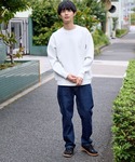 トレーナー スウェット ライトクッションクルー...の詳細画像1