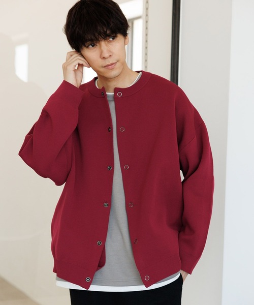 JURGEN LEHL ドット柄 長袖カーディガン　新品未使用♡ ヨーガンレール JURGEN LEHL *コットンシャギーニット羽織*M綿