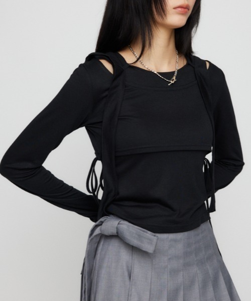 LAGUA GEM（ラグアジェム） パーカー HOODIE 2PIECE トップス