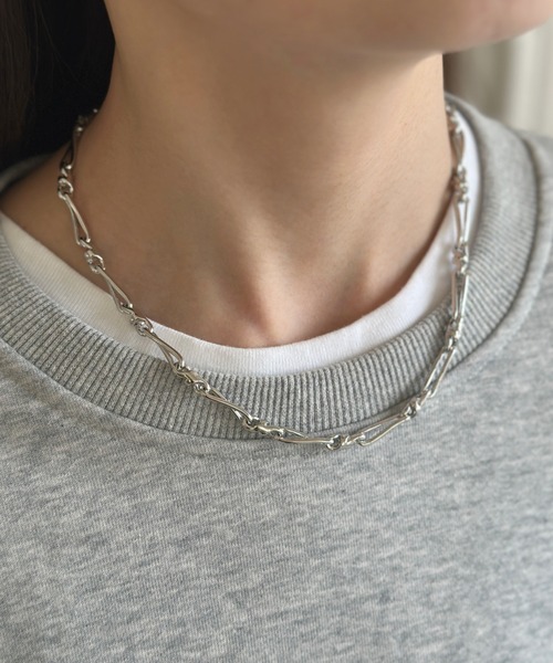 【関税・送料無料】NIALAYA★Figaro チェーン ネックレス Men's Silver Figaro Chain in 3mm – Nialaya