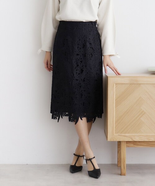 index（インデックス） スカート スズランレースタイトスカート「洗濯