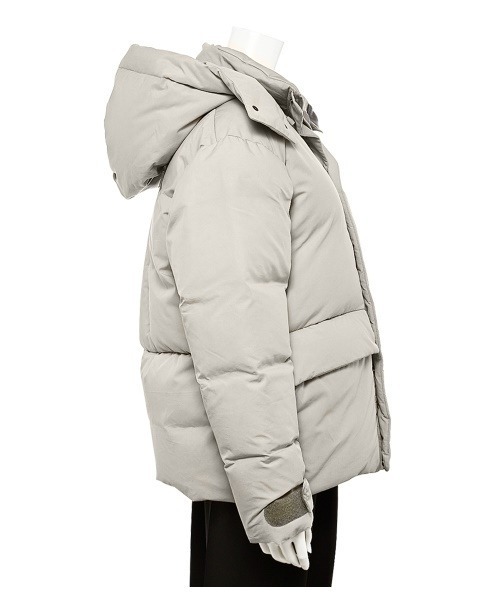 「emmi」 「HELLY HANSEN」ダウンジャケット MEDIUM グレー レディース_画像3