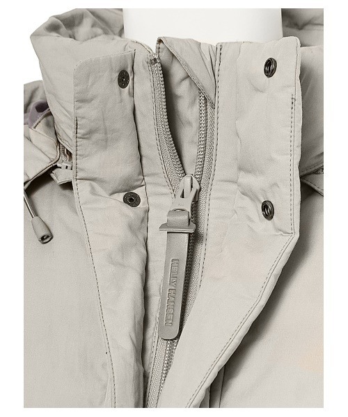 「emmi」 「HELLY HANSEN」ダウンジャケット MEDIUM グレー レディース_画像5
