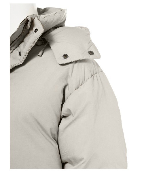 「emmi」 「HELLY HANSEN」ダウンジャケット MEDIUM グレー レディース_画像7