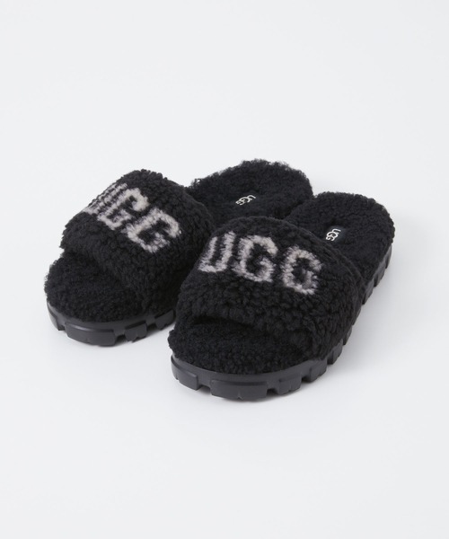 UGG Australia 「UGG」 フラットサンダル 23.0cm ブラック