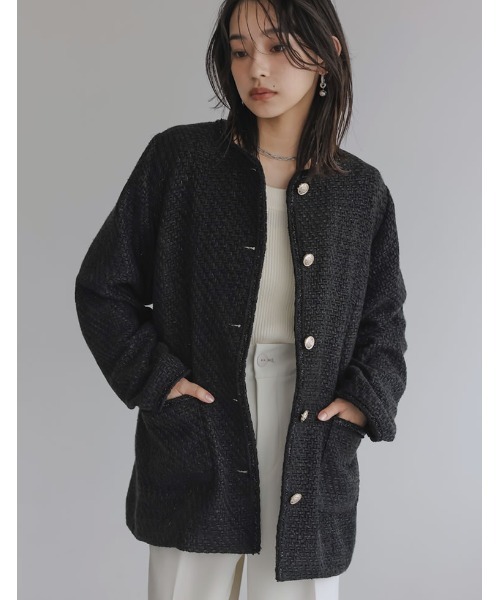 Re:EDIT（リエディ） ジャケット ノーカラージャケット 「オケージョン