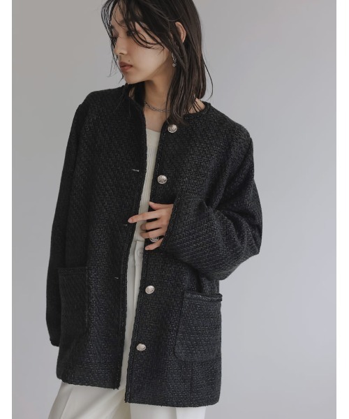 Re:EDIT（リエディ） ジャケット ノーカラージャケット 「オケージョン