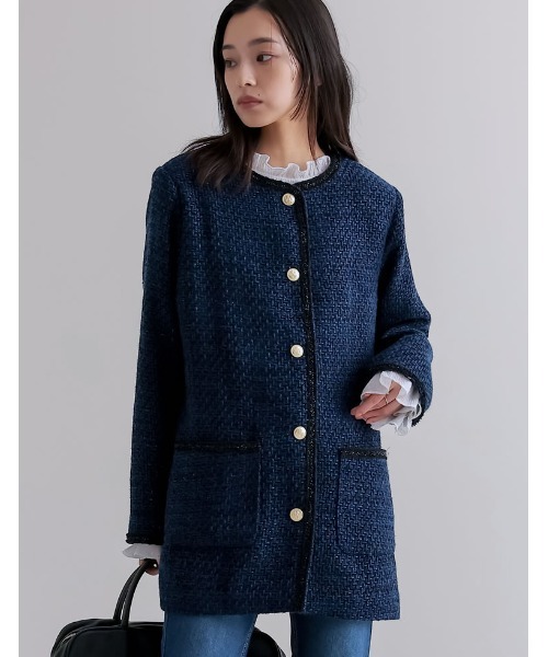 Re:EDIT（リエディ） ジャケット ノーカラージャケット 「オケージョン