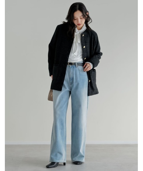 Re:EDIT（リエディ） ジャケット ノーカラージャケット 「オケージョン