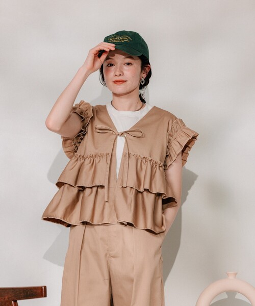 FREAK'S STORE（フリークスストア） ベスト ジレ 夏 RED KAP × FREAK'S