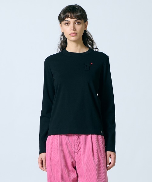 tシャツ DロゴロングスリーブTシャツ レディース