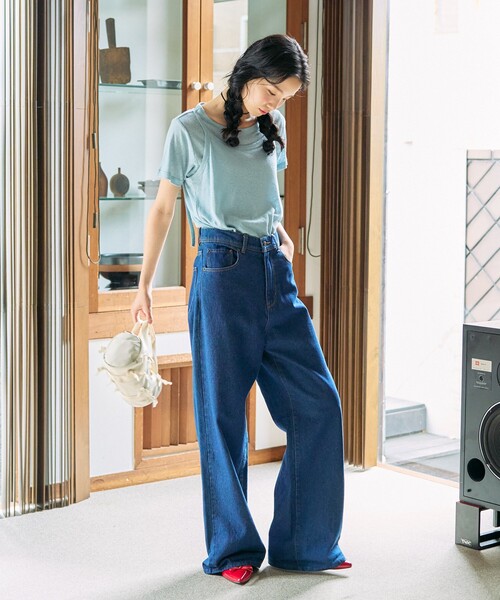 tシャツ ビスチェレイヤード ラメカットソー レディース セール】ラメフェザービスチェ×レースTOPS SET（Tシャツ