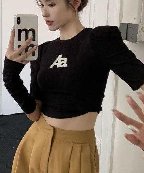 AsheKsha tシャツ アームカバー付きトップス レディース : ZOZOTOWN