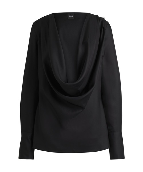 BOSS（HUGO BOSS） ブラウス シャツ レギュラーフィットブラウス 