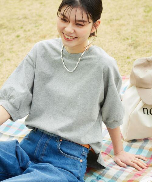 Dessin（デッサン） tシャツ 「360度可愛い・洗える」バックヘンリー