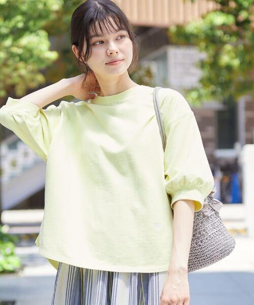 アメリカーナ バックヘンリー Tシャツ カットソー AMERICANA（アメリカーナ）の「＜Americana（アメリカーナ）＞バック