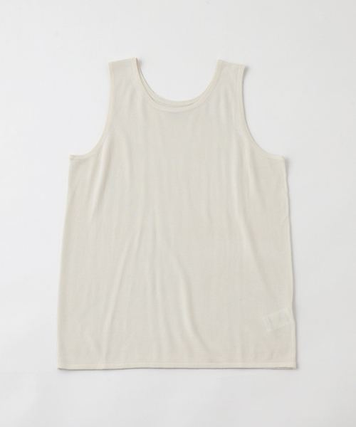 walenode（ウェルノード） タンクトップ Silk cashmere Tank top