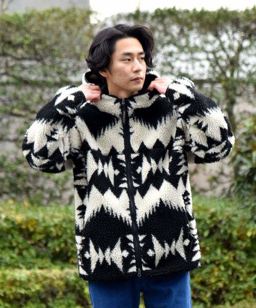 Pendleton ペンドルトン ネイティブ ウール ブルゾン M PENDLETON（ペンドルトン） TALON ネイティブ柄 ウールブルゾン メンズ