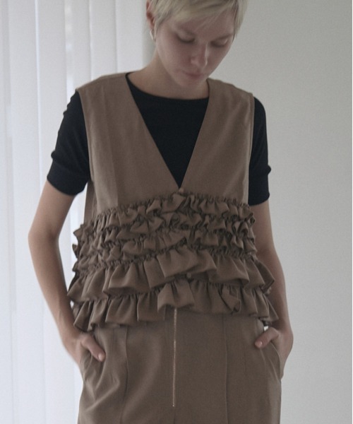 ベスト ジレ Riliance vest  リライアンスベスト レディース Muel Chic ベスト ジレ Riliance vest リライアンスベスト