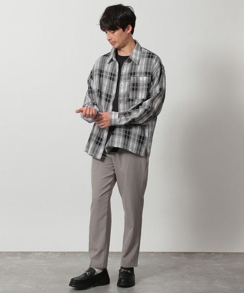 LAKOLE（ラコレ） パンツ 「セットアップ可」DRYワッシャーSLIMパンツ
