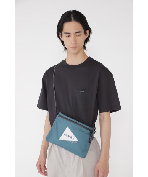 and wander ショルダーバッグ NYLON SACOCHE｜ナイロン