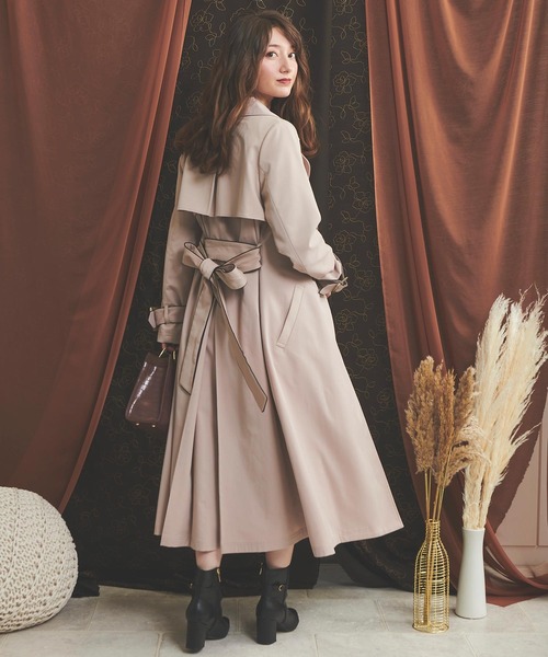 NOELA」 トレンチコート S ベージュ レディース