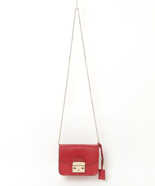 FURLA 「FURLA」 ショルダーバッグ - レッド レディース