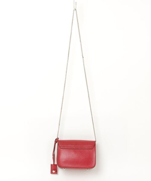 【人気モデル】 フルラ ショルダーバッグ 赤 レッド 保存袋付き パーティー FURLA 「FURLA」 ショルダーバッグ - レッド レディース
