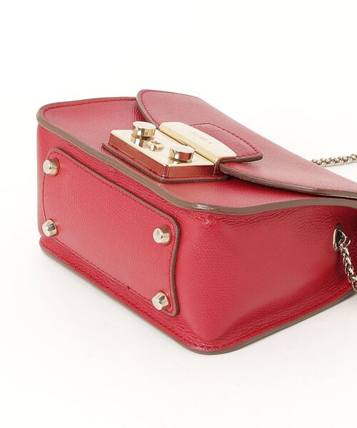 【人気モデル】 フルラ ショルダーバッグ 赤 レッド 保存袋付き パーティー FURLA 「FURLA」 ショルダーバッグ - レッド レディース