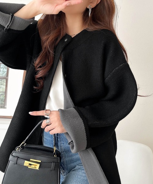 classicalelf（クラシカルエルフ） カーディガン 配色で差がつく