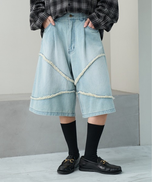 KUUUPY（クーピー） ハーフパンツ ワイドパンツ ジーンズ 短パン