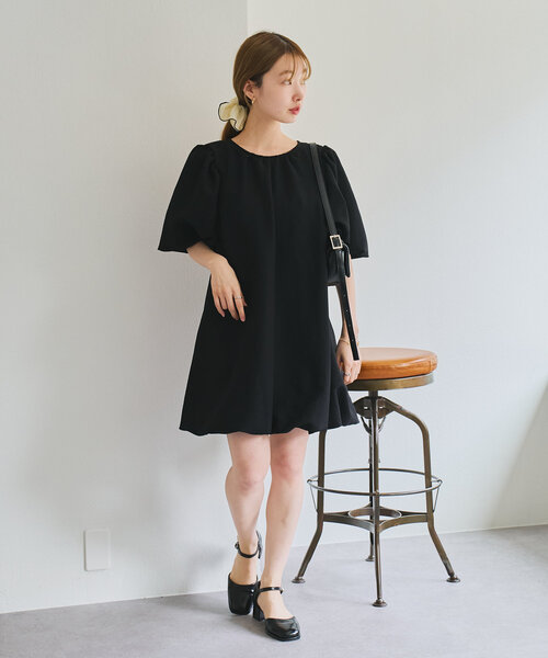 seventenbymihokawahito バルーンチュニック Kastane チュニック 「前後2WAY」裾バルーンチュニック