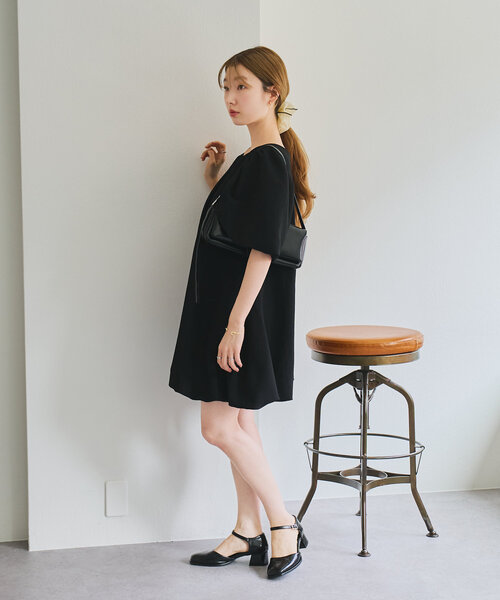 seventenbymihokawahito バルーンチュニック Kastane チュニック 「前後2WAY」裾バルーンチュニック
