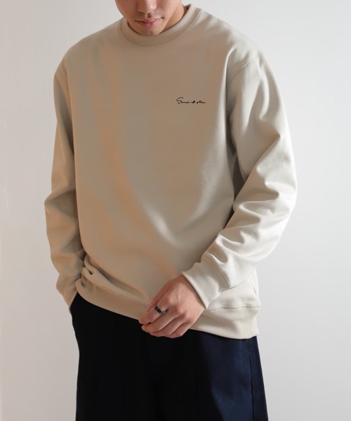 「SENSE OF PLACE by URBAN RESEARCH」 スウェットカットソー MEDIUM オリーブ メンズ