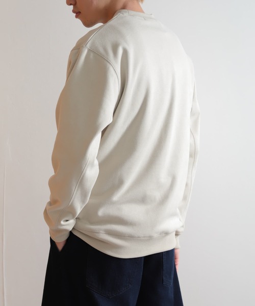 「SENSE OF PLACE by URBAN RESEARCH」 スウェットカットソー MEDIUM オリーブ メンズ