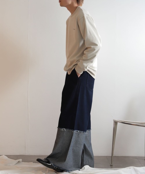「SENSE OF PLACE by URBAN RESEARCH」 スウェットカットソー MEDIUM オリーブ メンズ