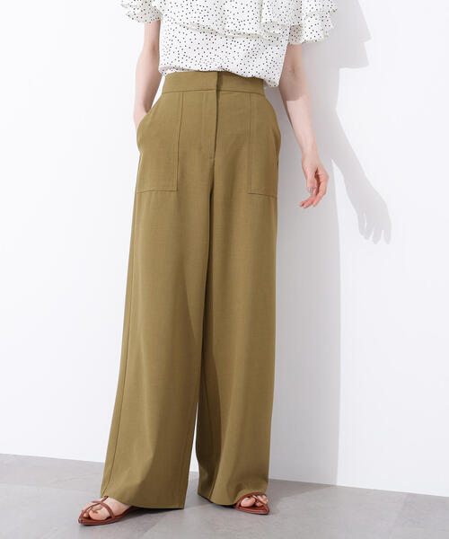 新品NATURAL BEAUTY BASICパンツ スムースストレートパンツ | NATURAL BEAUTY BASIC（ナチュラル